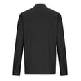 thumbnail image 5 of Vinsonshop Womens Turtleneck Shirts Long Sleeve Fitted Thermal Mock Neck Soft Base Layer Tops Underwear Stretchy Fit Soft Undershirts Fashion Winter Clothes Black L, 5 of 7