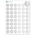 thumbnail image 2 of Foiled Volleyball Planner Stickers/ Health  Wellness / Sports / Habit Tracking / Bullet Journaling / Bujo / Essential Productivity Stickers, 2 of 10