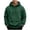 (New19)Green, variant on Utility Half Zip Hoodie for Men Multi Zippered Pockets Long Sleeve Pullover Sweatshirt Warm Loose Top for Weekend Camping