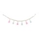 thumbnail image 1 of Pink Guirnalda de cuentas de madera de cuerda de algodón con borla, adorno nórdico, decoración de habitación de bebé para niños, accesorios colgantes para guardería, 1 of 5