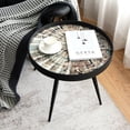 thumbnail image 4 of Gymax Table Basse Ron Table d'Appoint Moderne Table d'Appoint Polyvalente avec Plateau en Bois, 4 of 10
