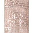 thumbnail image 5 of DARING DIVA Women's 3/4 Sleeve V Neck Sparkly Blouses XS Gold, 5 of 6