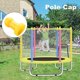 thumbnail image 1 of 10 Uds tapa de poste de caja de trampolín para tapa de poste de gancho de red cubierta superior para cubierta de gancho de red superior de trampolín para fibra de vidrio o Metal, 1 of 2