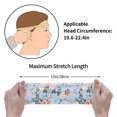 thumbnail image 7 of Wukai Rose Flowers Sports sweatband,Men & Women Sweatband Headband for Running, Cross Training, Racquetball, Working Out, 7 of 7