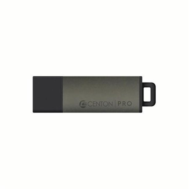 Centon Electronics S1-U3P31-16G 16GB USB 3.0 Clé USB Pro Lecteur Flash&44; Charbon Métallique