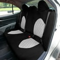thumbnail image 2 of For 2018-2022 Toyota Camry FH Group Neoprene Custom Fit Waterproof Car Seat Covers - Rear Gray, 2 of 4
