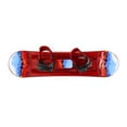 thumbnail image 2 of Lucky Bums 120cm Youth Kids Plastic Snowboard w/ Adjustable Bindings, Red, 2 of 5