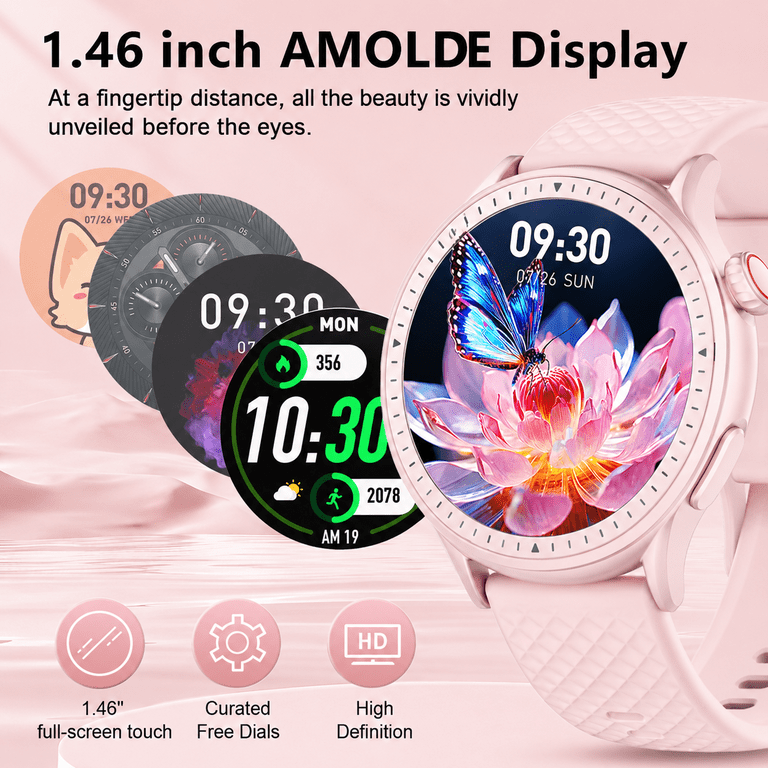 Cillso Smart Watch for Women, 1.46" AMOLED photo 3
