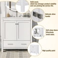 Small Bathroom Sink Vanity Combo, Bathroom Vanity Storage Cabinet with ...