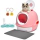 thumbnail image 1 of Arenero con fotocatalizador KE WOOW Arenero Cerrado Grande para Gato Color Rosa, 1 of 8