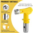 thumbnail image 3 of 3600 PSI High Airless Paint with 3 Reversible Nozzle, Swivel Joint, 3 of 5