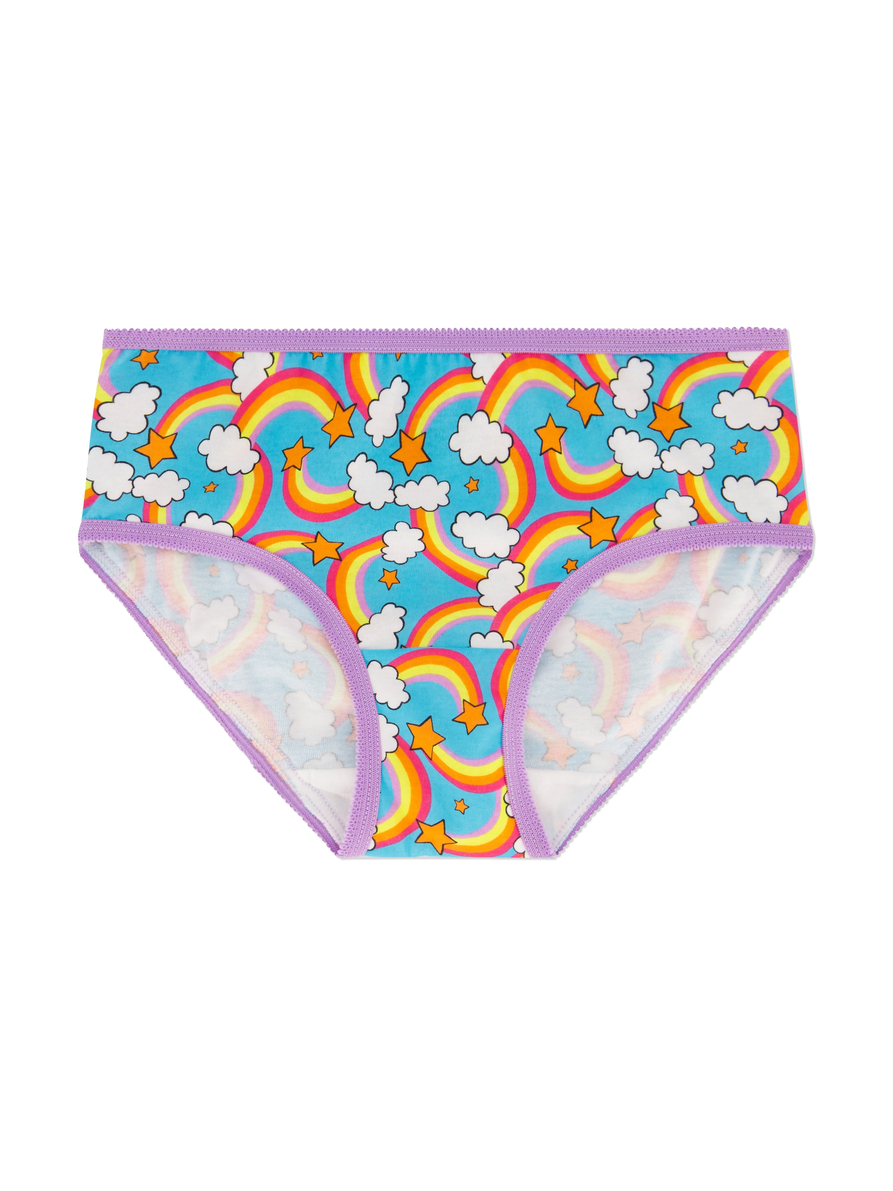 Wonder Nation Girls Hipster Cotton Underwear 14-Pack, Sizes 4-18
