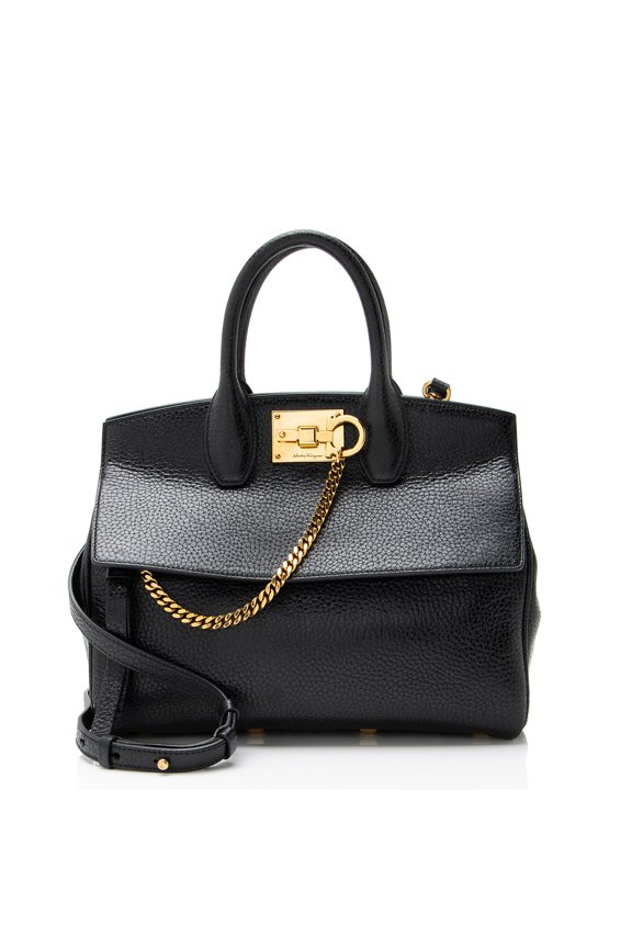 Pre-Owned Ferragamo Calfskin Studio Satchel