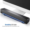 thumbnail image 4 of PC Soundbar, Portable USB Wired Stereo Speaker 3.5mm Input Music Player Lossless B Surround Sound Box for Desktop, 4 of 5