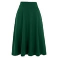 thumbnail image 4 of Weiqiqre Mini Skirt Summer High Elastic Waist A line Flared Pleated Wool Tartan Skirts, 4 of 4