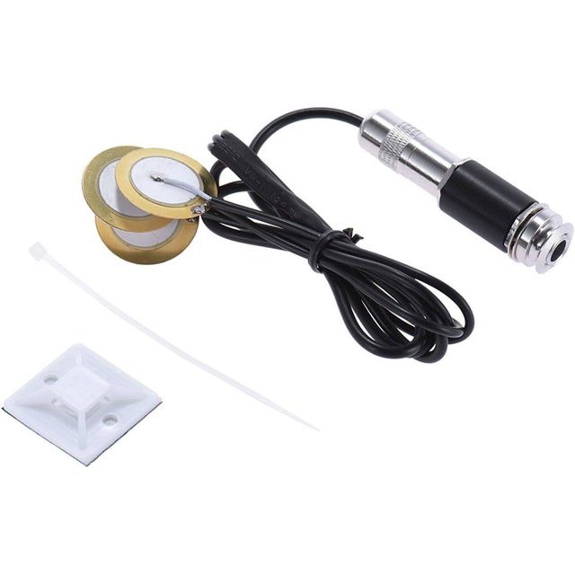 Pastilla de guitarra Transductor piezoeléctrico Pastilla Endpin para guitarra acústica