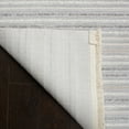 thumbnail image 6 of SAFAVIEH Whisper Zyana Stripe Area Rug, Light Grey/Ivory, 8' x 10', 6 of 8