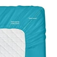 thumbnail image 2 of 6 Piece 1800 Collection Bed Sheet Set with Extra Pillowcases, Deep Pockets Fitted Sheet, 100% Soft Microfiber, Hypoallergenic, Cool & Breathable, California King, Beach Blue, 2 of 4