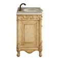 thumbnail image 4 of Elegant Lighting Vf-1002 Danville 27" Free Standing Single Basin Vanity Set - Beige, 4 of 7
