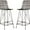 Chocolate, variant on SAFAVIEH Minerva 29" High Wicker Barstool, White/White, Set of 2
