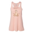 thumbnail image 1 of "Yoga Sloth, Yoga Tank Top, Yoga Racerback, Racerback Tank Top, Sublimation, Yoga Top, Yogi, Sloth T, Workout Top, Soft Bella Tank, Sloth, Peach, MEDIUM", 1 of 1