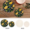 thumbnail image 3 of Lemon Blueberry Trivet Mats Set Cotton Woven Non-Slip Pot Holders Heat Resistant for Hot Pots Pans Dishes Pats, 3 of 6