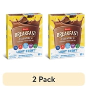 (2 pack) Carnation Breakfast Essentials Light Start Nutritional Drink Mix, Rich Milk Chocolate, 8 Count Box