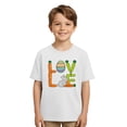 thumbnail image 6 of Easter Shirts for Boys and Girls T Shirt for Girls 3T Short Sleeve Bunny Graphic Tee Casual Kids Tops for Summer(Size 4-5 Years,White), 6 of 6
