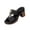 Black_019, variant on Domuza Block Heel Sandals for Women 2026 Summer Open Toe Chunky Platform Wedges Non-Slip Casual Hollow Out Lightweight Shoes Black 7.5（EU-39）