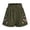 Army Green, variant on Tanghaowl Women's Shorts, Women's Embroidery Corduroy Shorts Elastic Waist Straight Leg Casual Summer Bottoms Blue XL