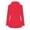 Red, variant on Teissuly Women Solid Rain Jacket Outdoor Plus Size Hooded Raincoat Windproof
