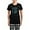 With Checker Pant, variant on CafePress - Cancer Pajamas - Women's Short Sleeve Print T-Shirt and Pants Dark Cotton Pajama Set