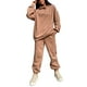 thumbnail image 4 of Sexy Dance Conjunto de dos piezas para mujer, conjunto de jogger liso, chándales de Color sólido, conjuntos de salón informales para mujer, ajuste holgado, manga larga, 4 of 7