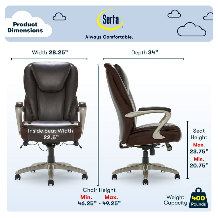Serta smart layers hensley executive big and tall chair online
