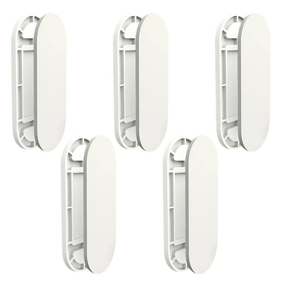 Fiudx Gancho de Pared para Enchufes, Soporte para Regleta, Soporte para Router Wifi, Autoadhesivo de Rápida Instalación, Reutilizable y Separable, Apto para Azulejos de Cerámica, Plástico y Espejos,