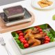 thumbnail image 2 of Food Storage Container Stainless Steel Kitchen Storage Box with Leakproof Lid Kitchen Accessories 800ML, 2 of 5