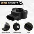 thumbnail image 4 of Unique Bargains 1 Pc Throttle Position Sensor for Ford F-150 1997-2008 for Ford for Mustang 1996-2004 TPS Throttle Sensors No.F4SF9B989AA Plastic Black, 4 of 6