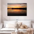 thumbnail image 2 of Elephant Stock Ozarks Lake Twilight Wall Art - Horizontal Canvas Wall Art - Living Room Wall Decor - Nature Canvas - Black And Orange Decor - 45" x 30", 2 of 8