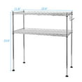 thumbnail image 4 of 4-Shelf Heavy Duty Shelving Storage Unit Metal Organizer Wire Rack, 4 of 5