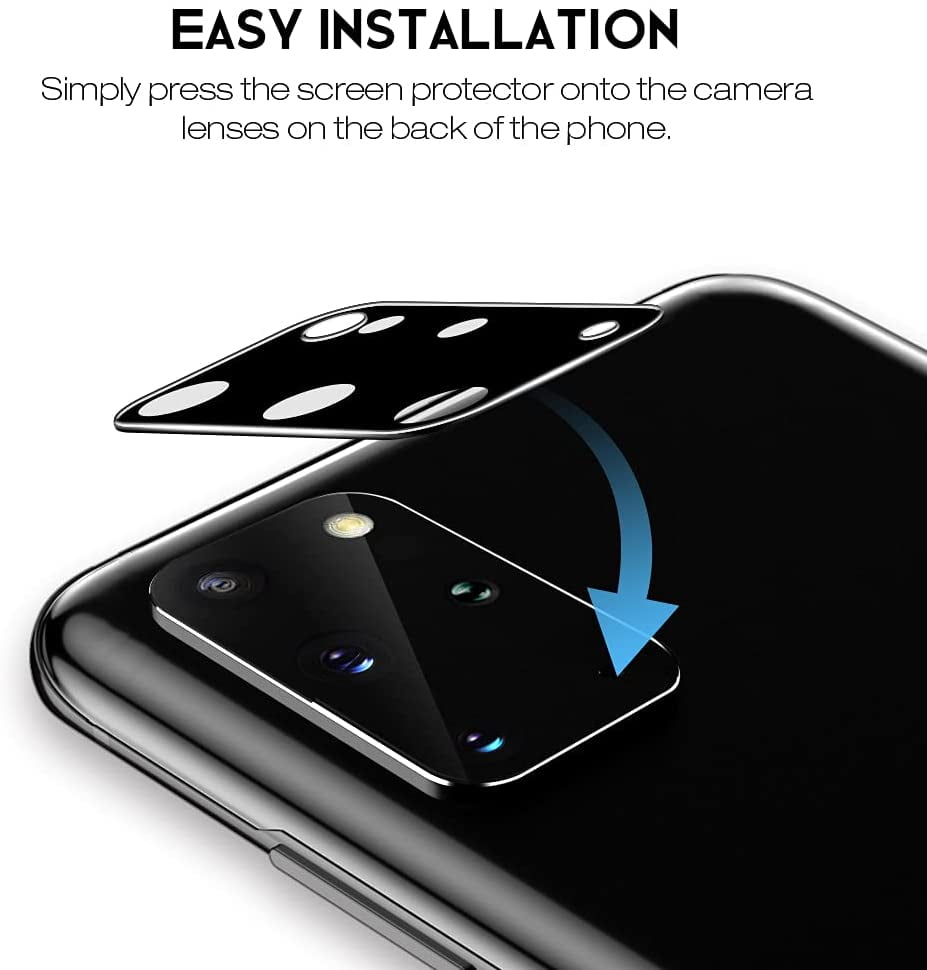 2 Pack Camera Lens Protector Compatible with Samsung Galaxy S20 Plus 6.7-inch Flexible TPU Film 4 Pack LK 2 Pack Screen Protector In-Display Fingerprint Support HD Ultra-Thin Positioning Tool 