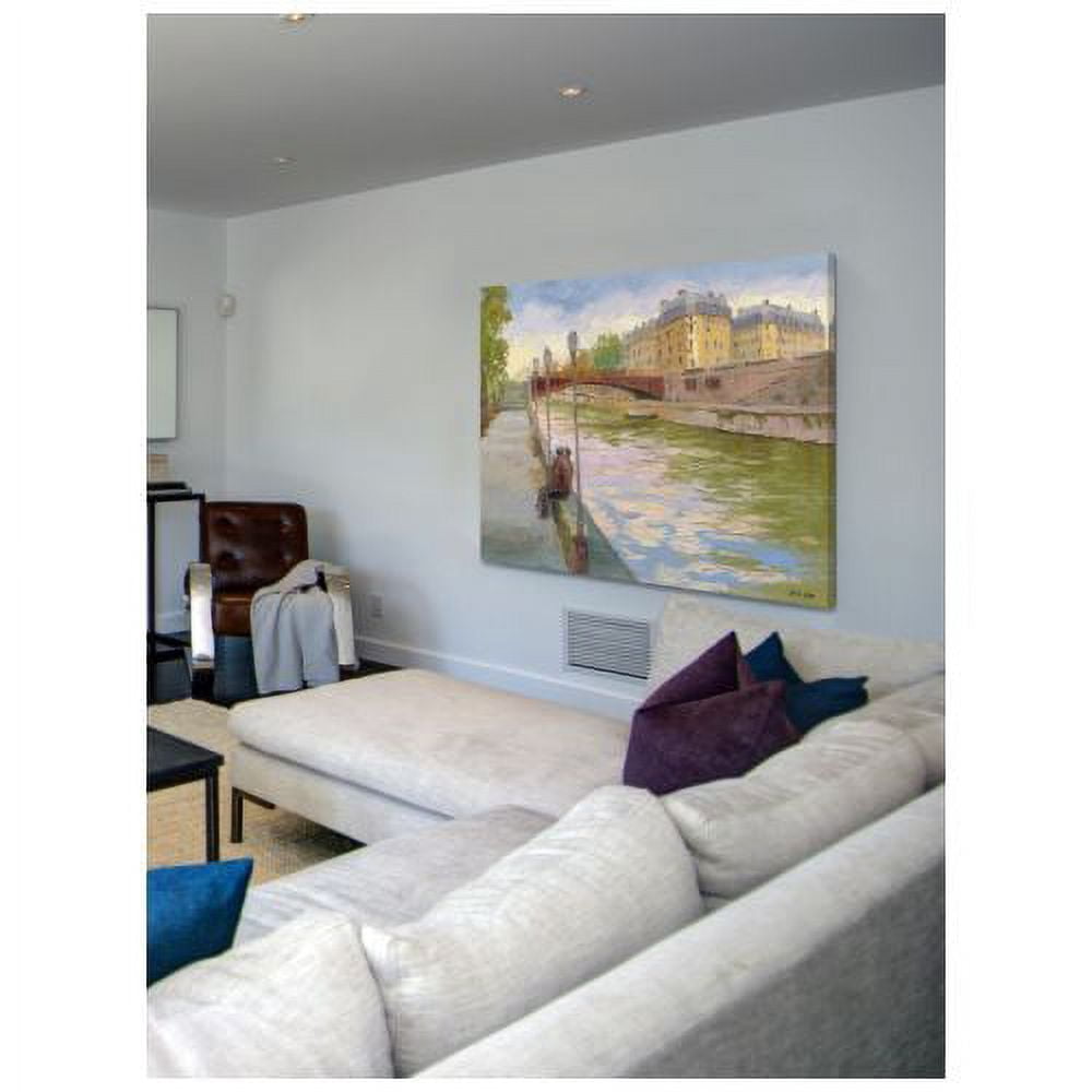 "Evening on the Canal" Painting Print on Wrapped Canvas