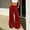 Red women wide leg trousers with pockets a1, variant on Cagogo Women's Wide Leg High Waisted Trousers with Pockets Casual Loose Long Pants for Workout Lounge Beach Solid Palazzo Bottom, Dark Gray S
