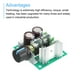 thumbnail image 4 of DC 12V-40V 10A, Universal DC Motor Velocidad Controlador, Pulso Ancho Modulación Regulador Paquete de 2, 4 of 5