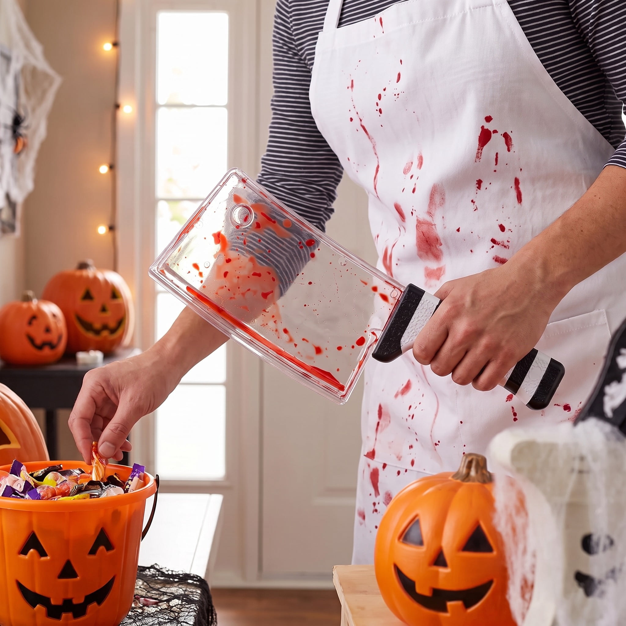 Bloody Cleaver Costume Accessory for Adults, Multicolor, Halloween by Way To Celebrate