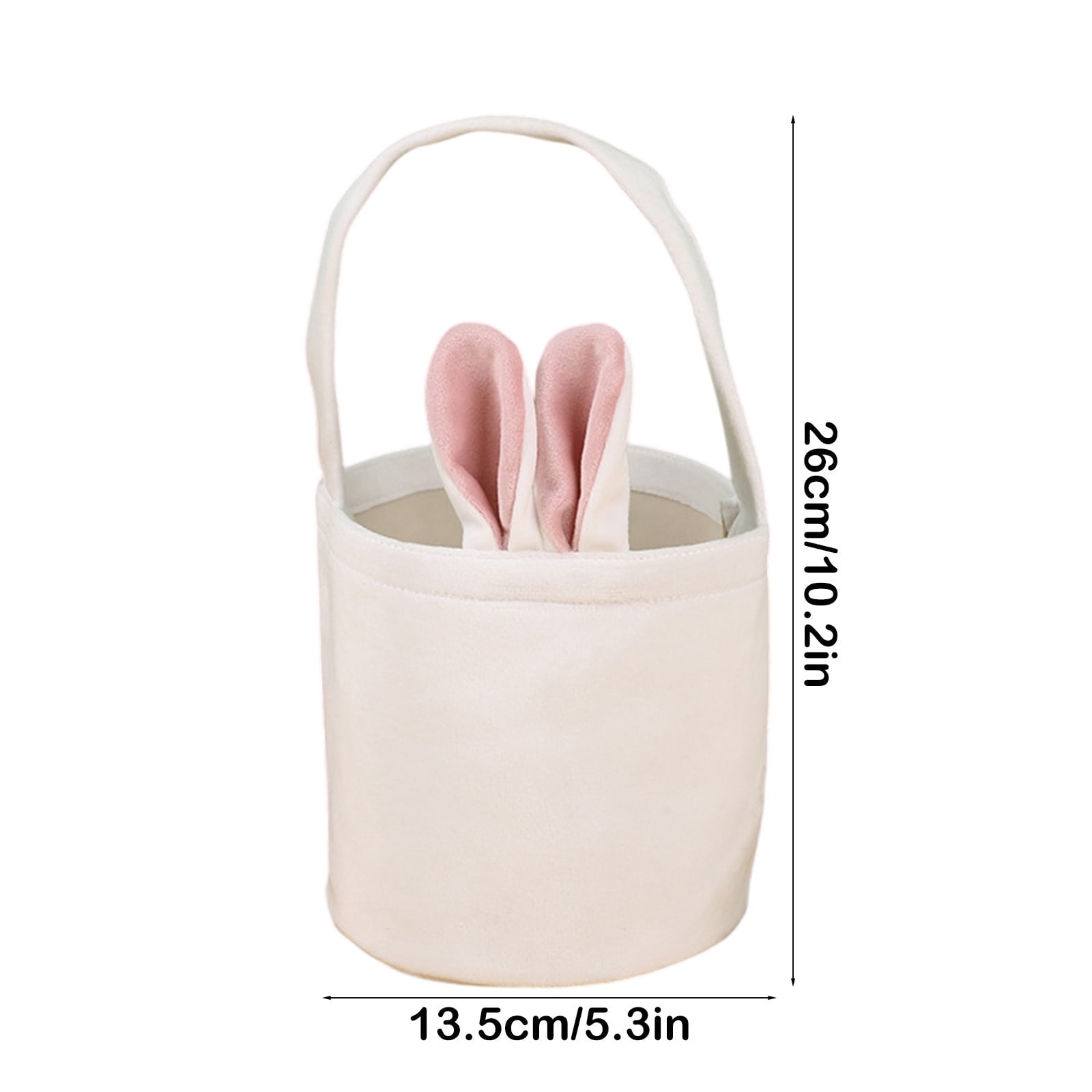 YUNAFFT Personalized Easter Bunny Basket, Easter Baskets for Kids Customized Easter Basket Easter Basket Bags Personalized Easter Baskets for Kids Easter Egg Hunt Basket