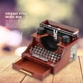 thumbnail image 2 of Caja de música Retro, minicaja de música creativa de estilo Vintage con mecanismo de relojería, caja de música para máquina de escribir, diseño fácil de usar Jadeshay  A, 2 of 8