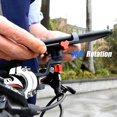 thumbnail image 3 of Tignapoo Multi-Angle Adjustable Aluminum Alloy Phone Mount for Motorcycles, Mountain Bikes, and E-Bikes - Titanium Black Color, Fits 2.2-3.7 Inch Devices on 25-31.8mm Handlebars, 3 of 6