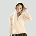 thumbnail image 5 of Hilenly Women's Plus Size Sun Protection Jacket Clothing Lightweight UPF 50 Long Sleeve Hooded Cooling Shirt Zip Up UV Protection Shirts, 5 of 7