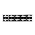 thumbnail image 1 of KAKOWELY 10pcs Flow Direction Arrow Sticker Arrow Indicator Sticker Arrow Warning Sticker,1.77X"X0.98"X0.08", 1 of 5