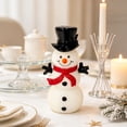 thumbnail image 6 of Neoargh Snowman Christmas LED Light, Christmas Resin Snowman Decorations for Indoor Holiday Tabletop Decorations Gifts, 6 of 6